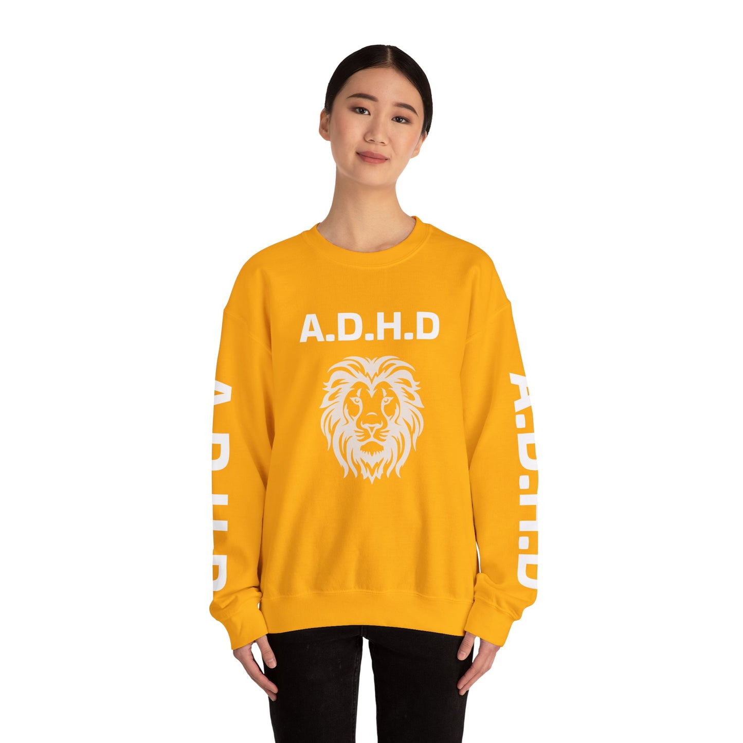A.D.H.D Sweatshirt with ACRONYM on Back UNI-SEX