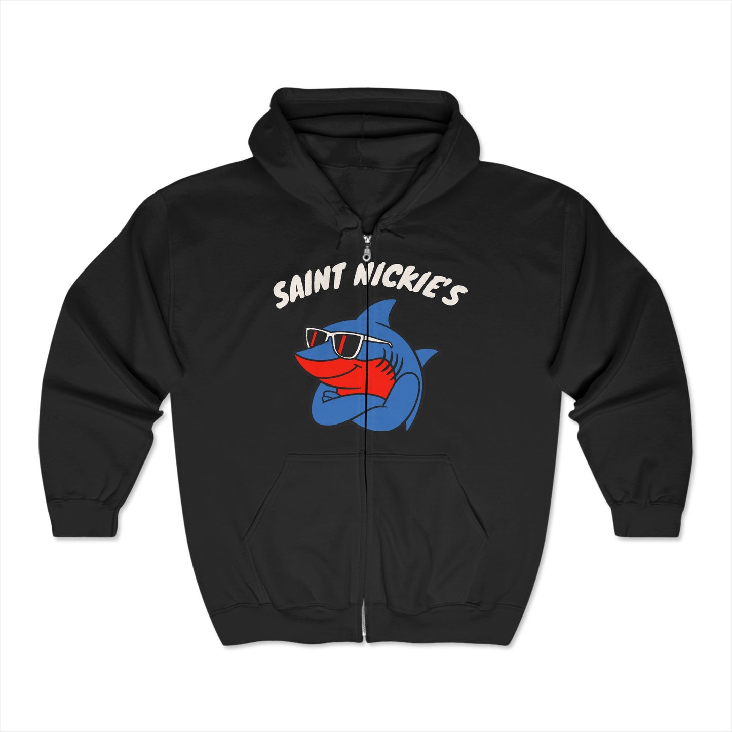 SaintNickie's Branded Zipper Hoodie