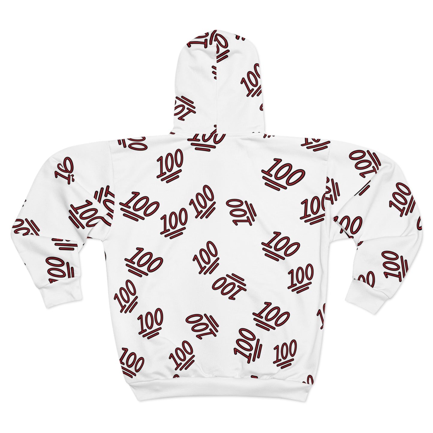 100 EMOJI BOMB A.O.P Zipper Hoodie UNI-SEX