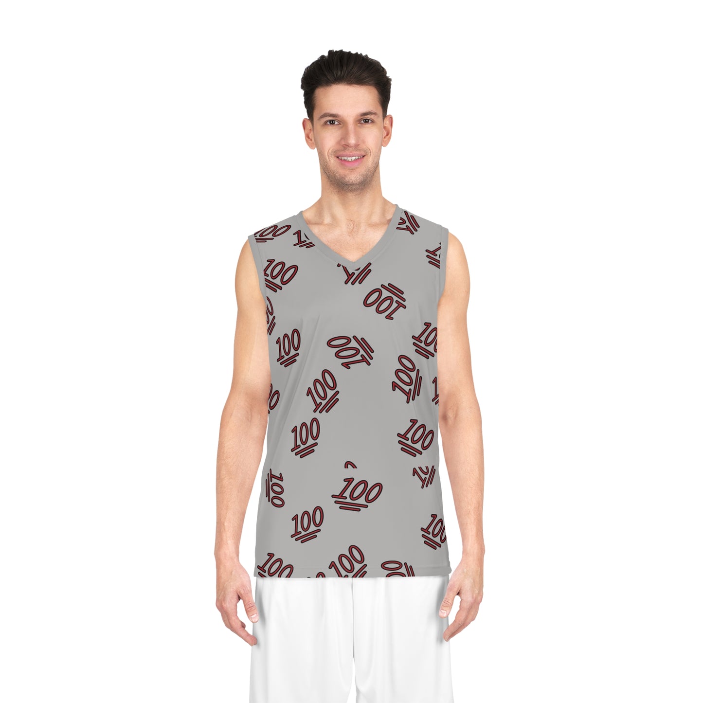 100 EMOJI BOMB Basketball Jersey MEN'S