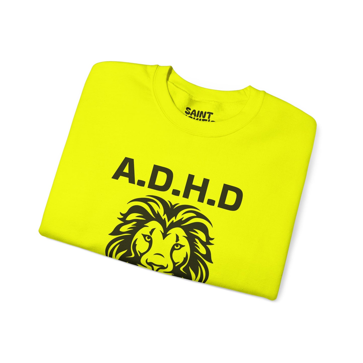 A.D.H.D Sweatshirt with Acronym On Back UNI-SEX