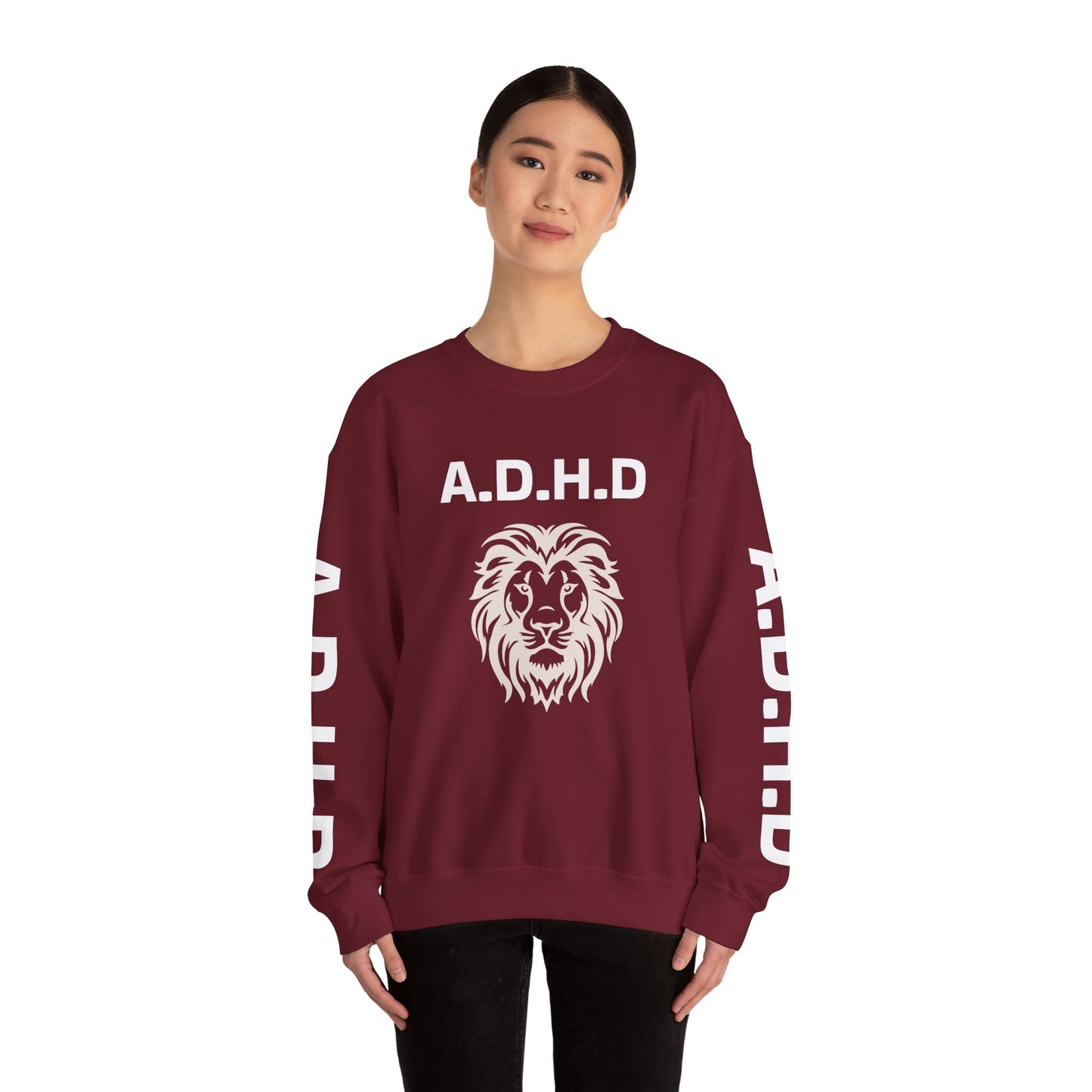 A.D.H.D Sweatshirt with ACRONYM on Back UNI-SEX