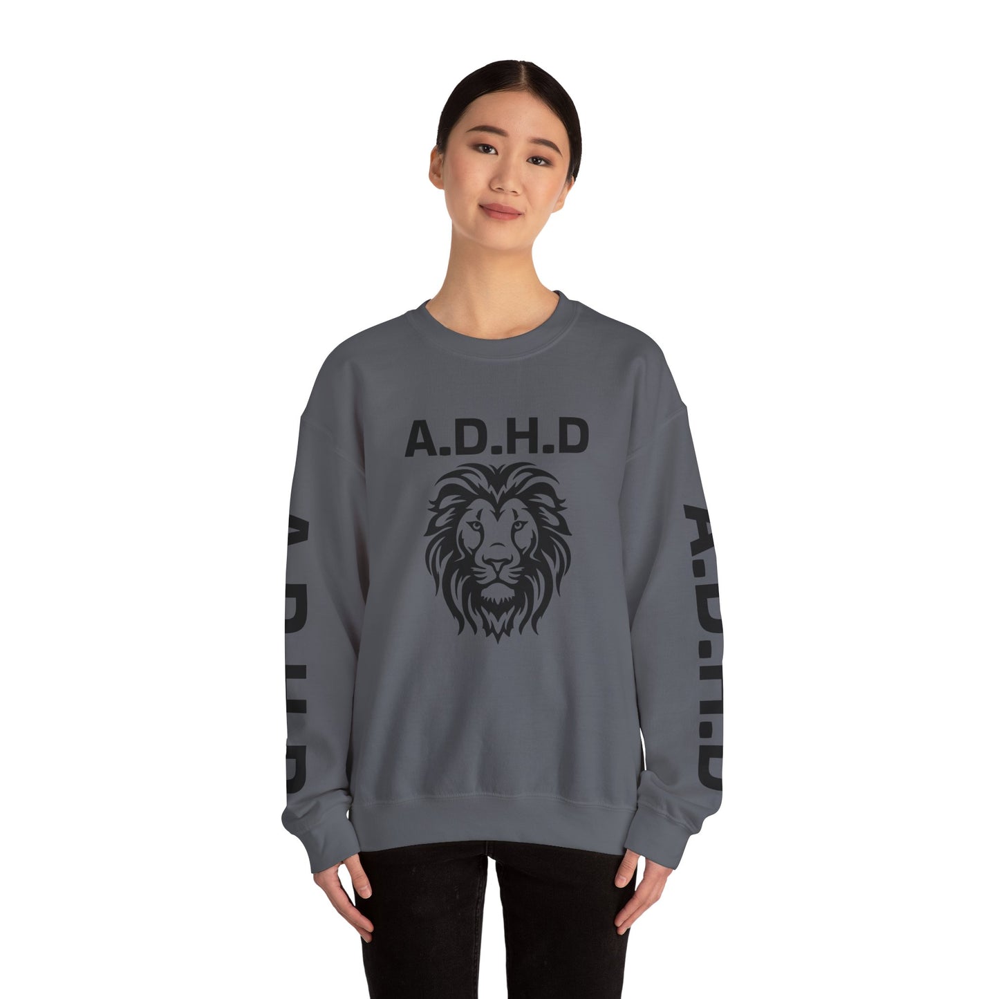 A.D.H.D Sweatshirt with Acronym On Back UNI-SEX