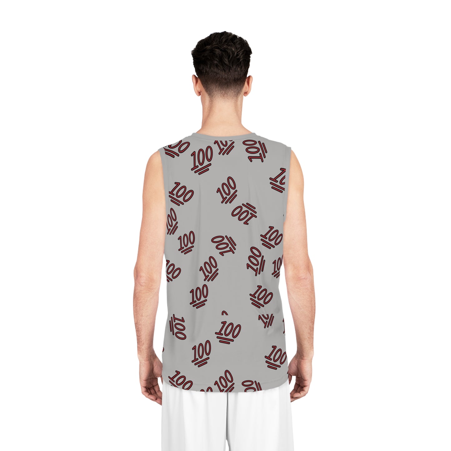 100 EMOJI BOMB Basketball Jersey MEN'S