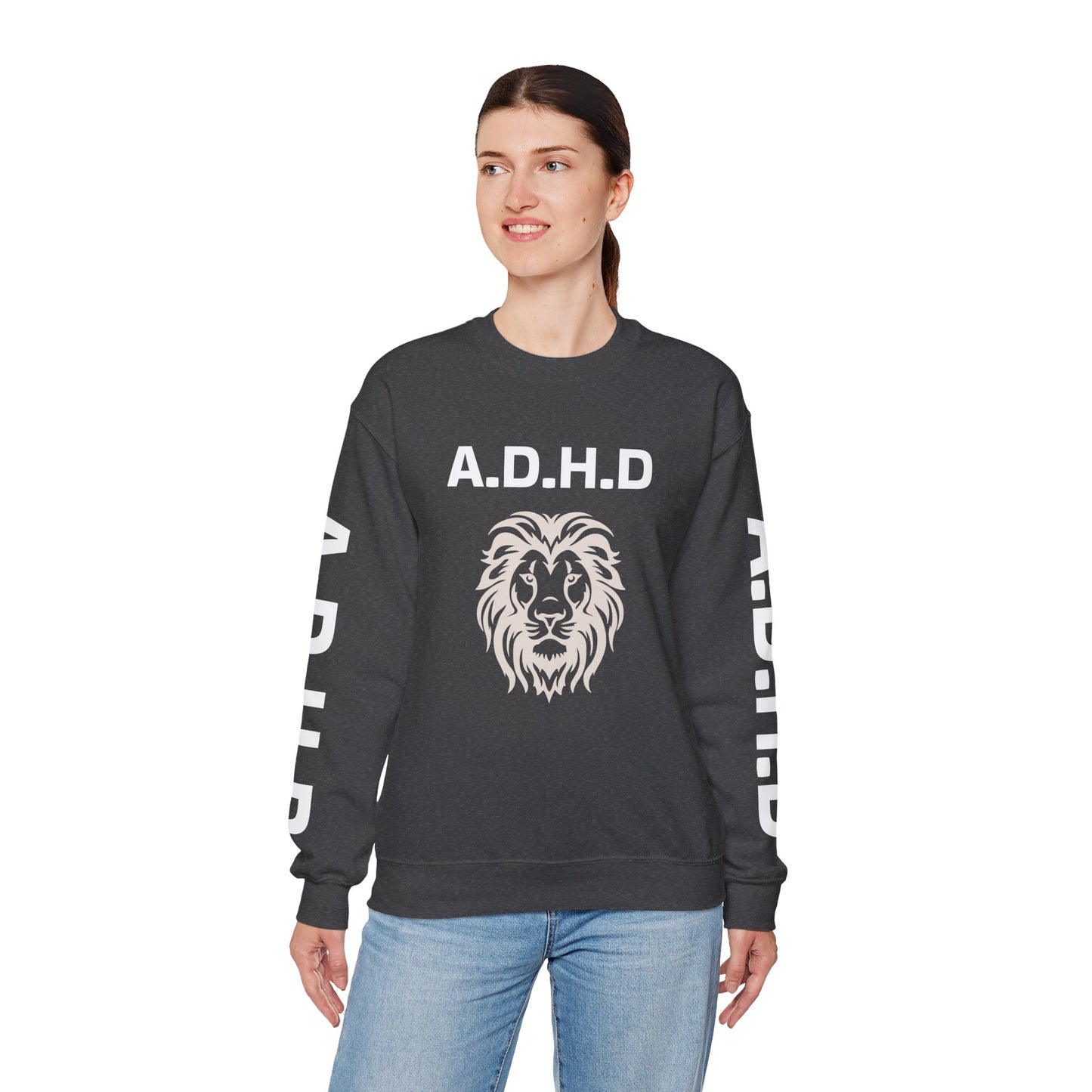 A.D.H.D Sweatshirt with ACRONYM on Back UNI-SEX