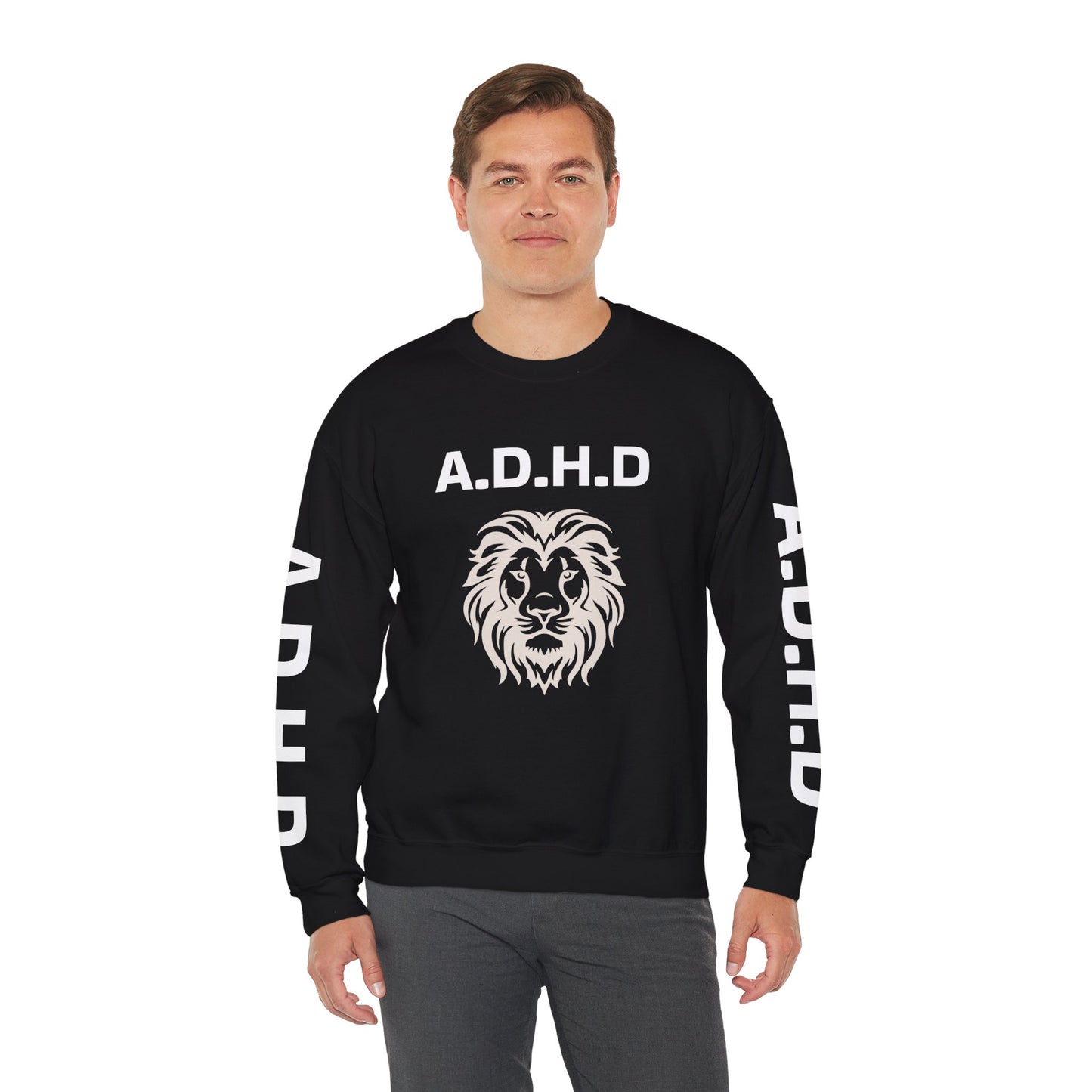 A.D.H.D Sweatshirt with ACRONYM on Back UNI-SEX