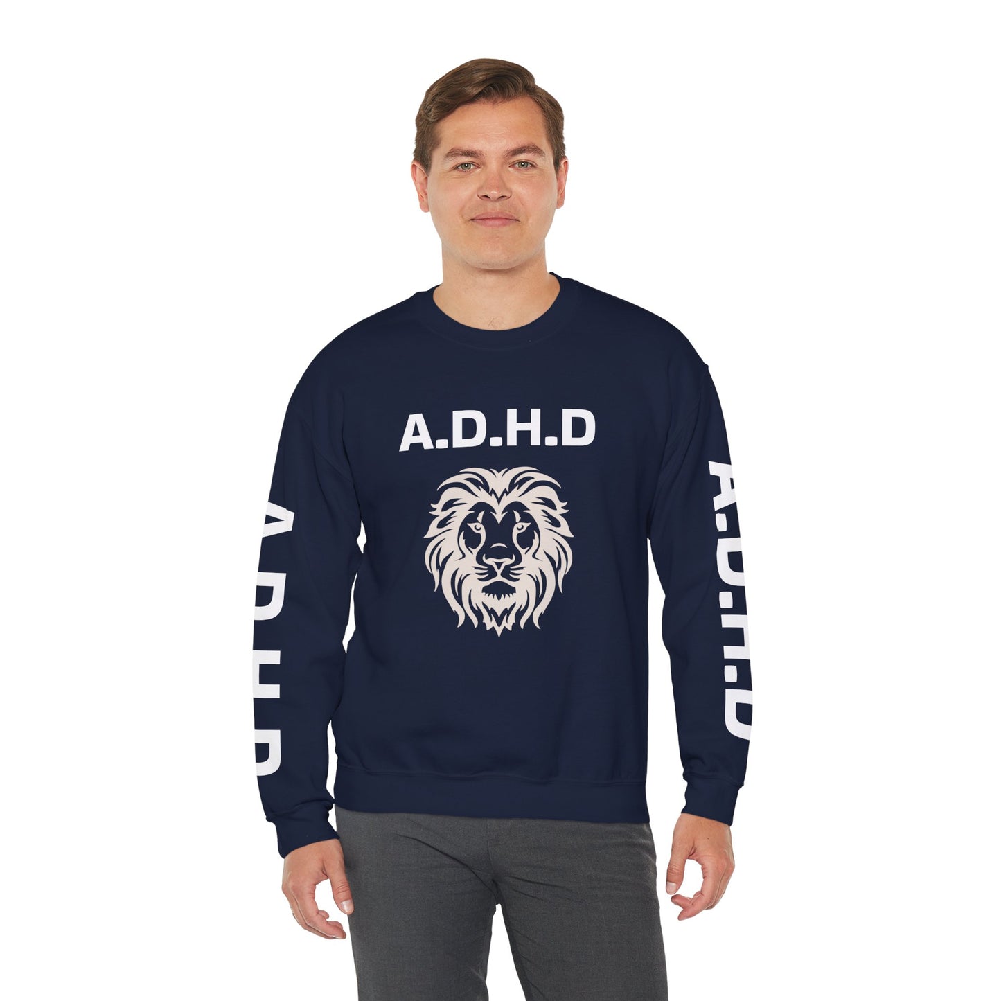 A.D.H.D Sweatshirt with ACRONYM on Back UNI-SEX