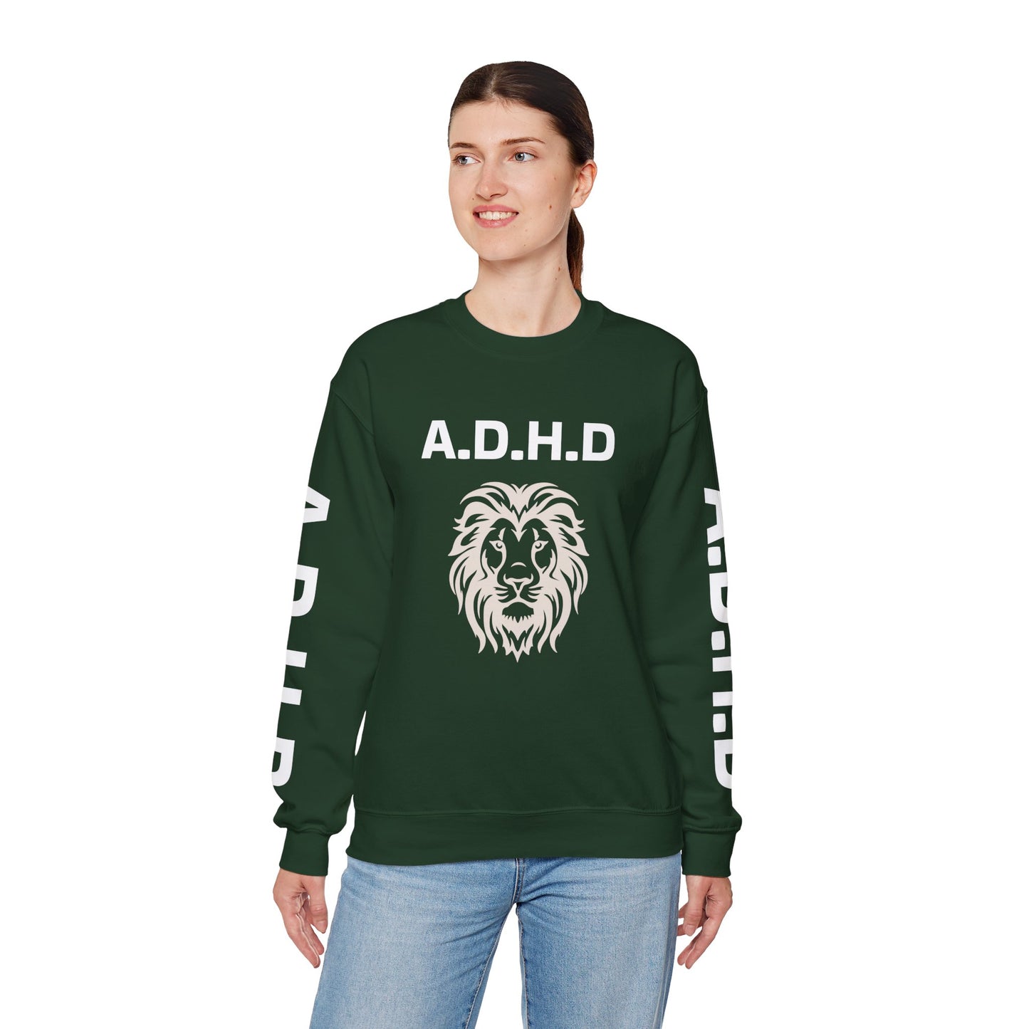 A.D.H.D Sweatshirt with ACRONYM on Back UNI-SEX