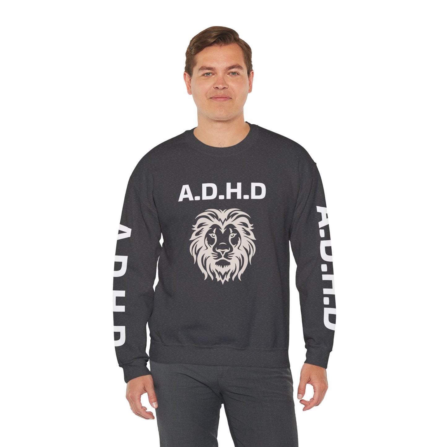 A.D.H.D Sweatshirt with ACRONYM on Back UNI-SEX