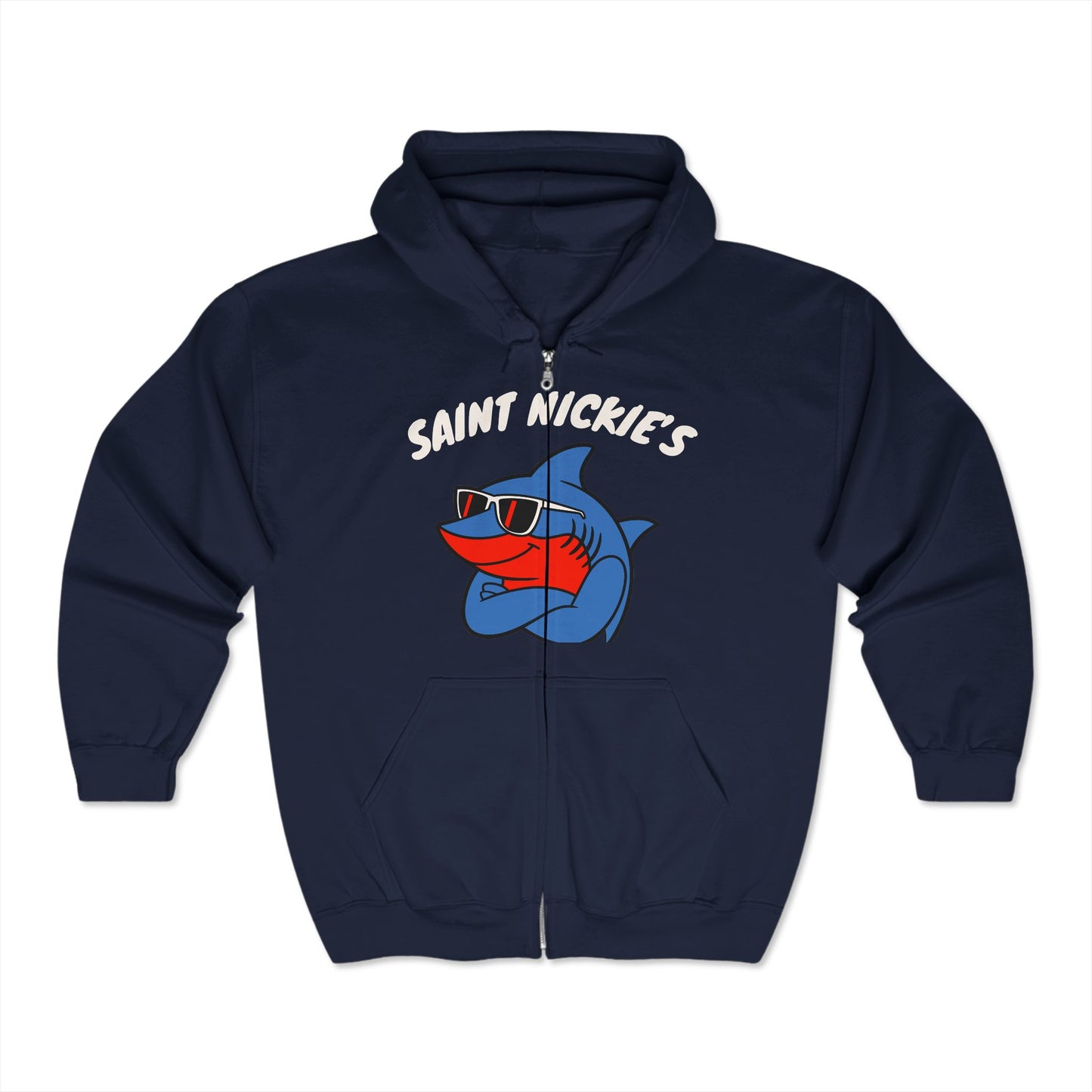 SaintNickie's Branded Zipper Hoodie