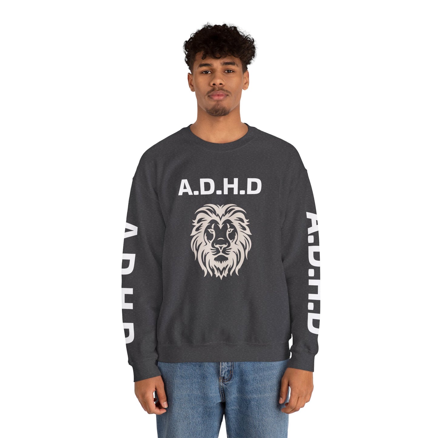 A.D.H.D Sweatshirt with ACRONYM on Back UNI-SEX