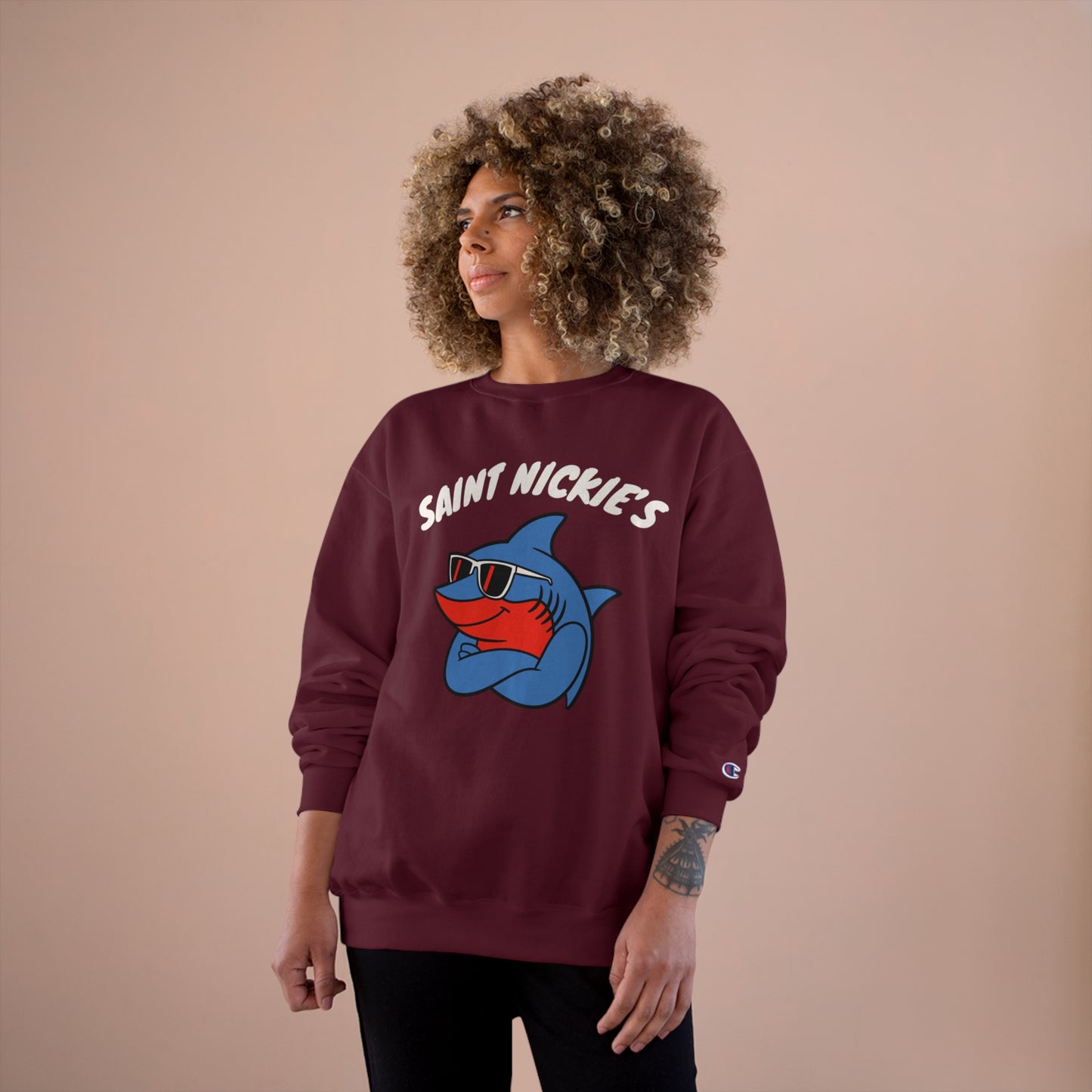 Saint Nickie's Branded Champion Sweatshirt