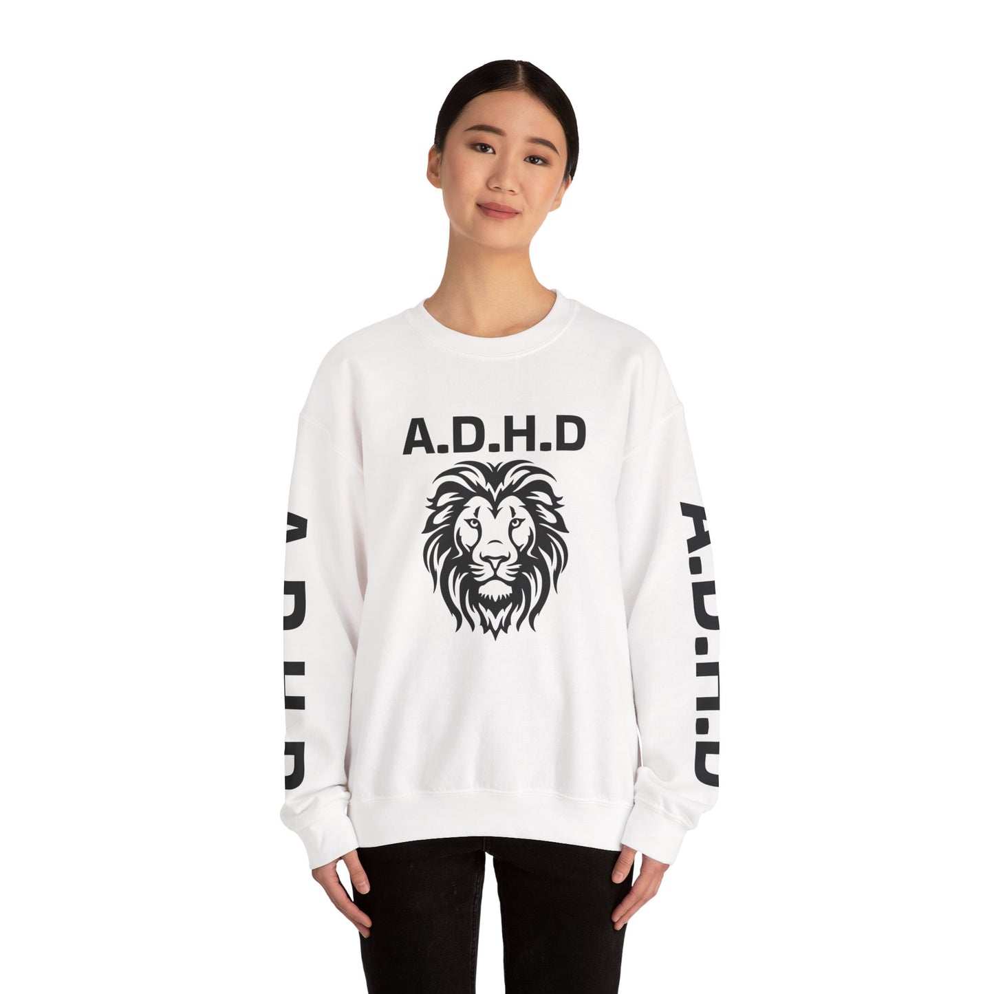 A.D.H.D Sweatshirt with Acronym On Back UNI-SEX