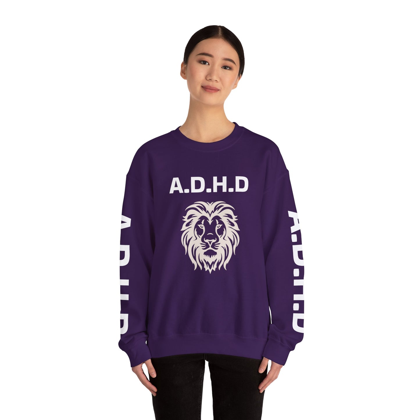 A.D.H.D Sweatshirt with ACRONYM on Back UNI-SEX