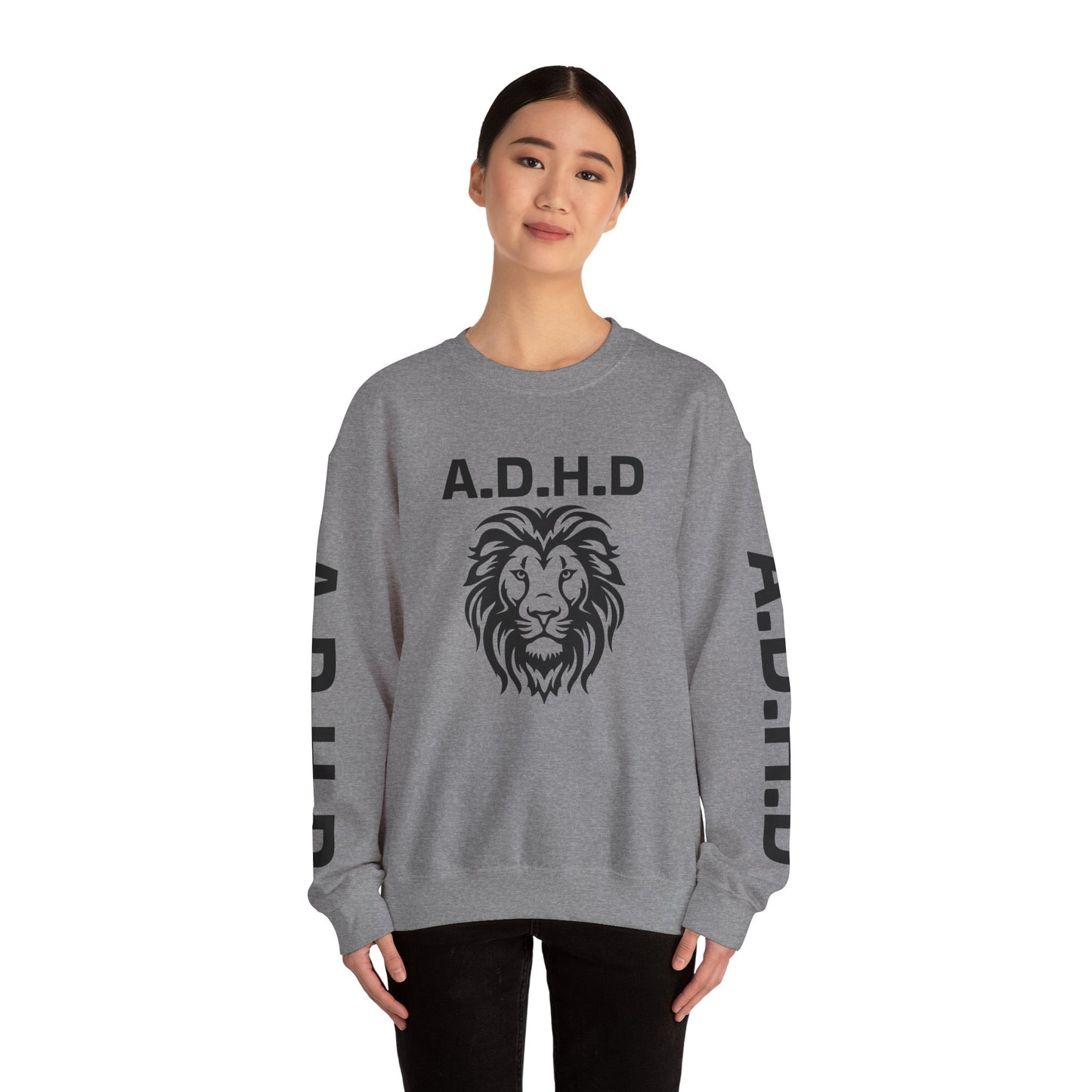 A.D.H.D Sweatshirt with Acronym On Back UNI-SEX