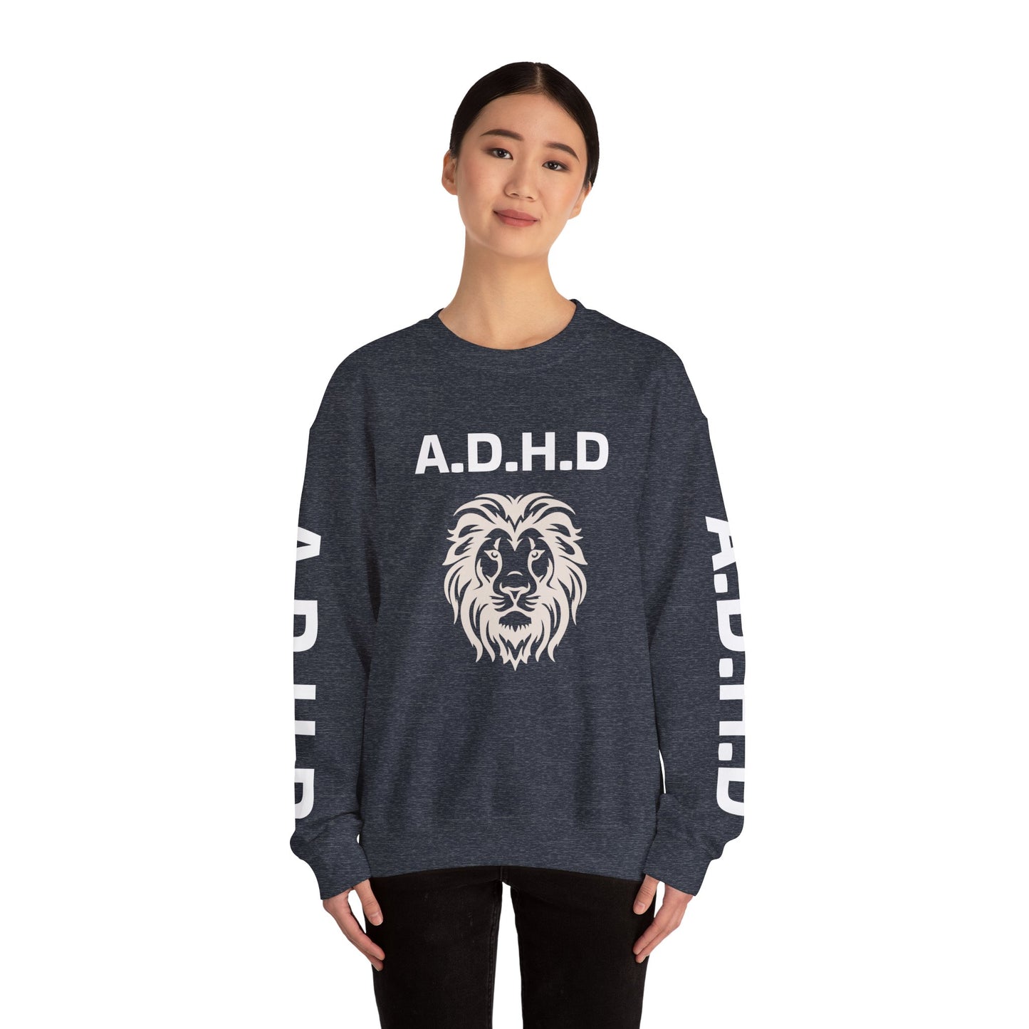 A.D.H.D Sweatshirt with ACRONYM on Back UNI-SEX