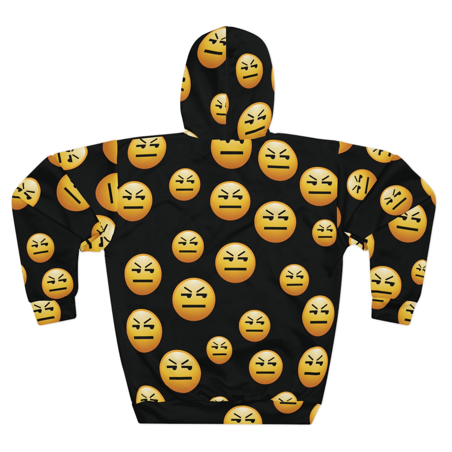 BLACK PFFT... D.N.D Hoodie A.O.P UNI-SEX