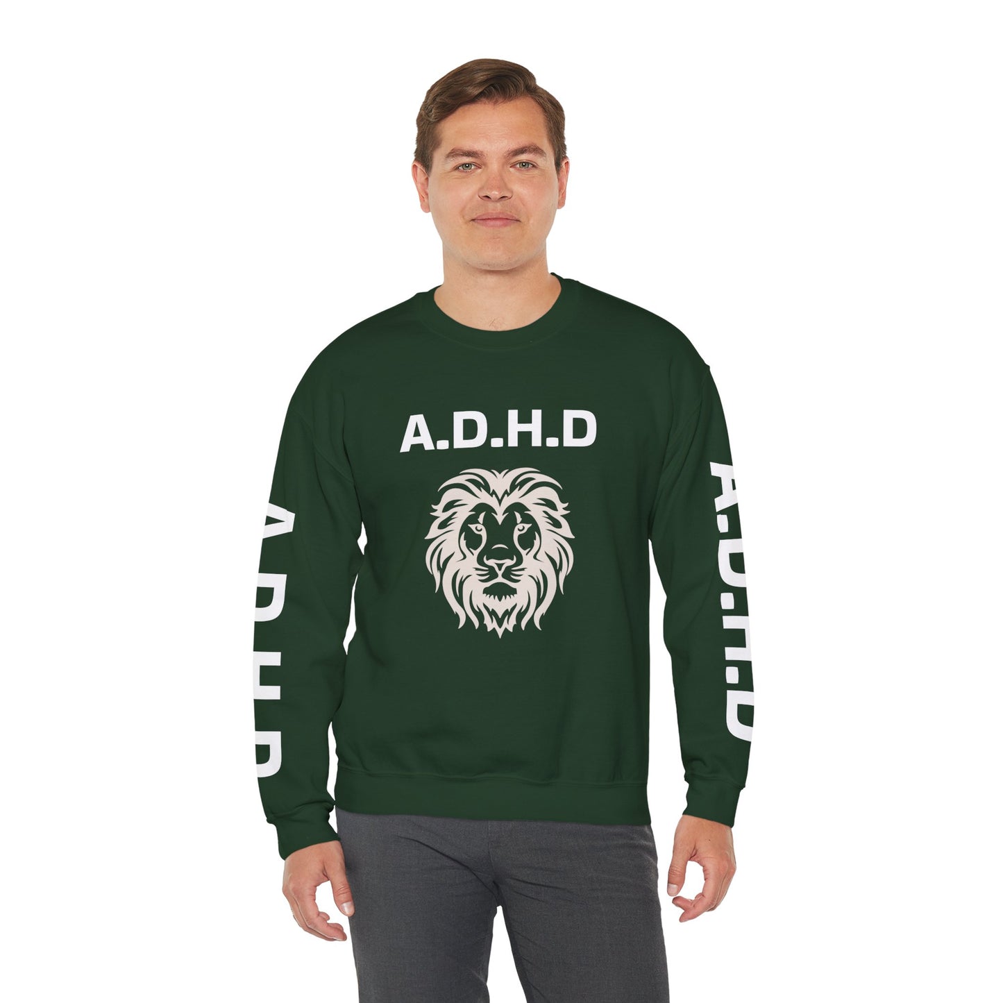 A.D.H.D Sweatshirt with ACRONYM on Back UNI-SEX