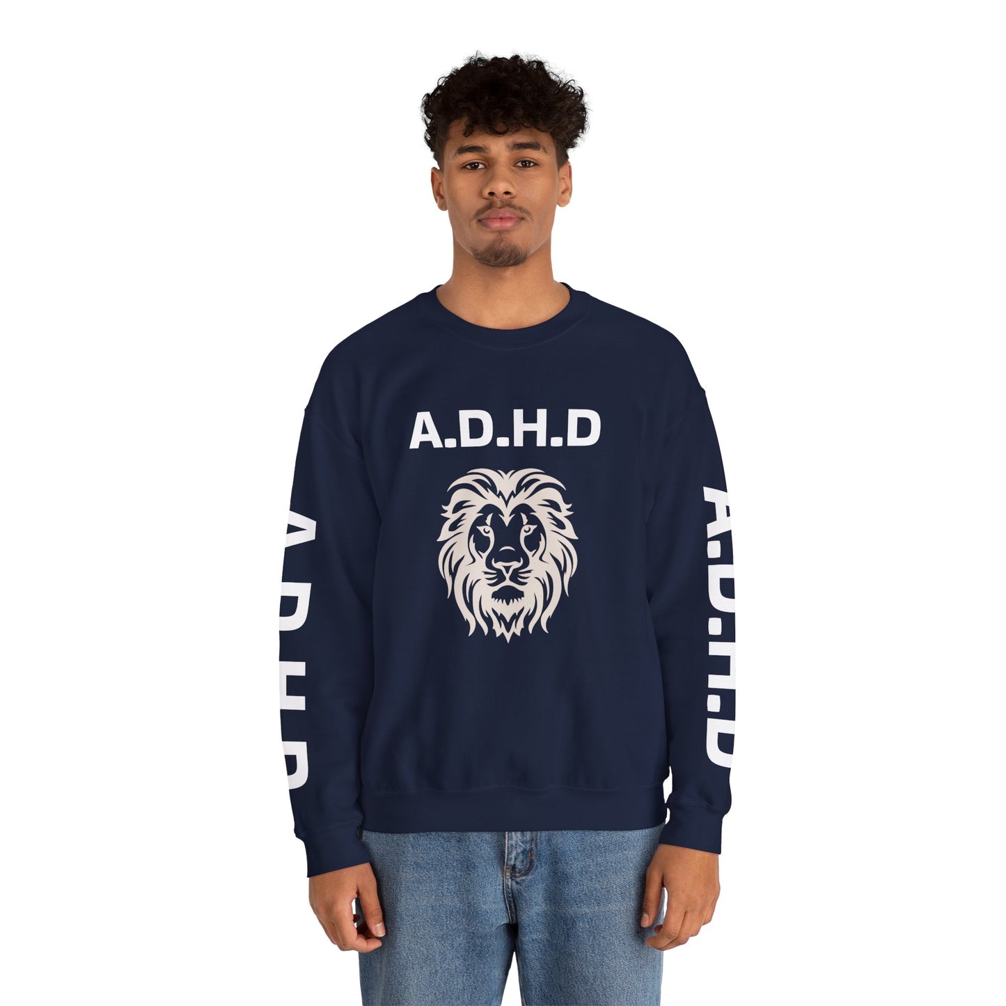 A.D.H.D Sweatshirt with ACRONYM on Back UNI-SEX