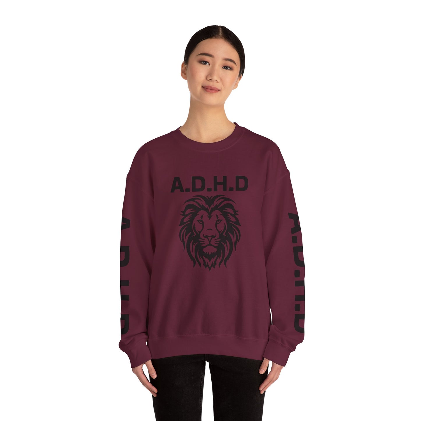 A.D.H.D Sweatshirt with Acronym On Back UNI-SEX