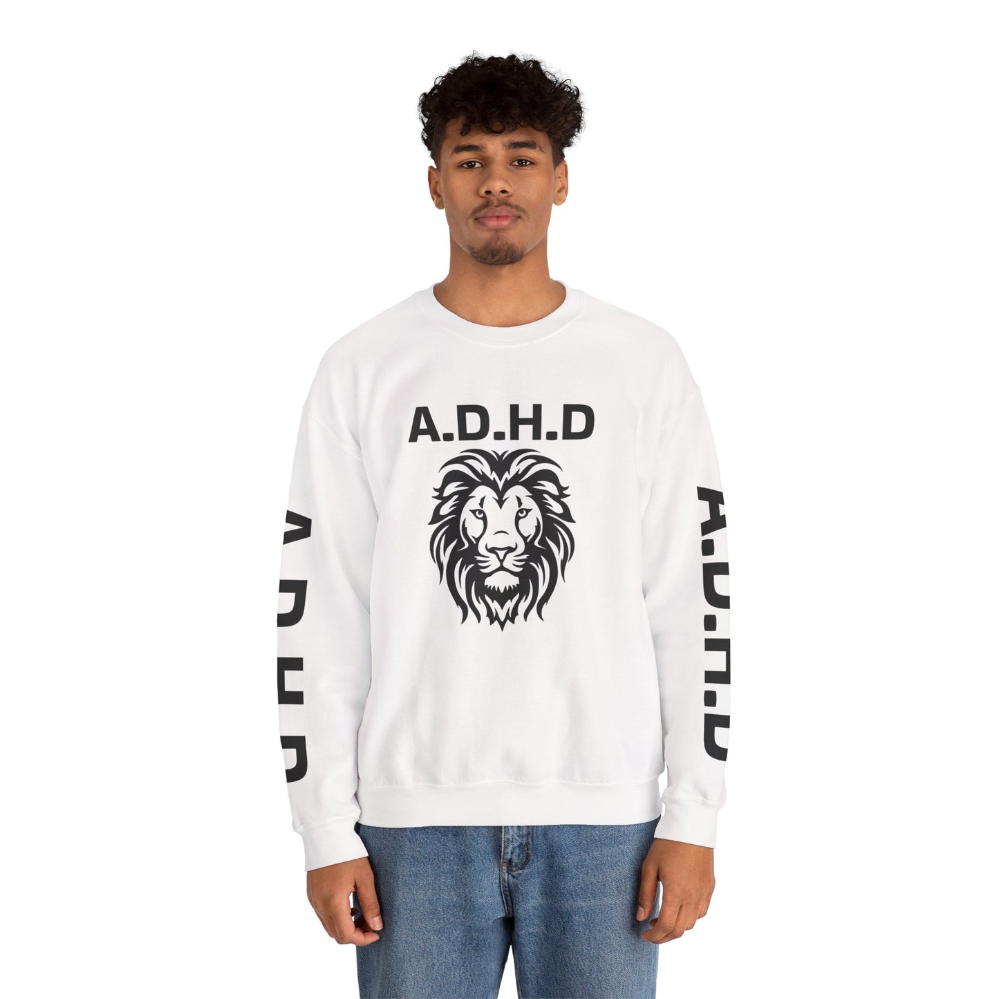 A.D.H.D Sweatshirt with Acronym On Back UNI-SEX