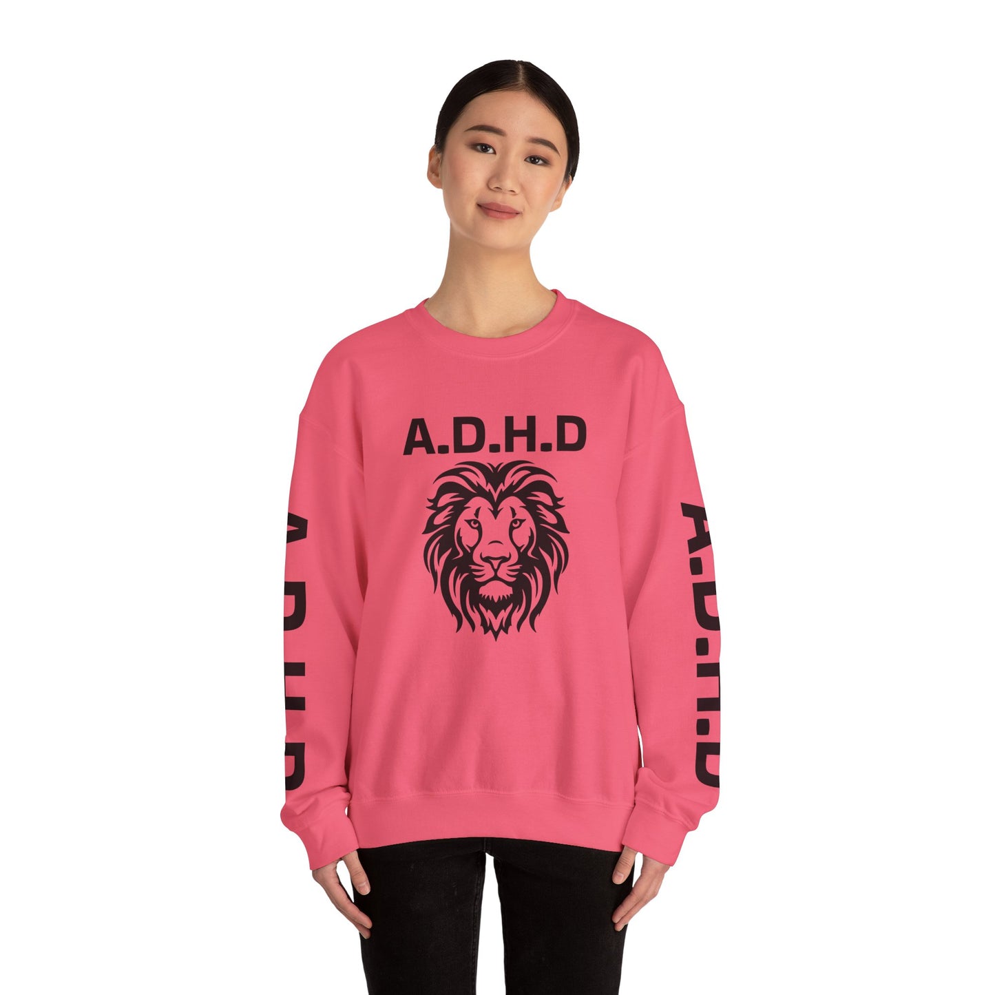A.D.H.D Sweatshirt with Acronym On Back UNI-SEX