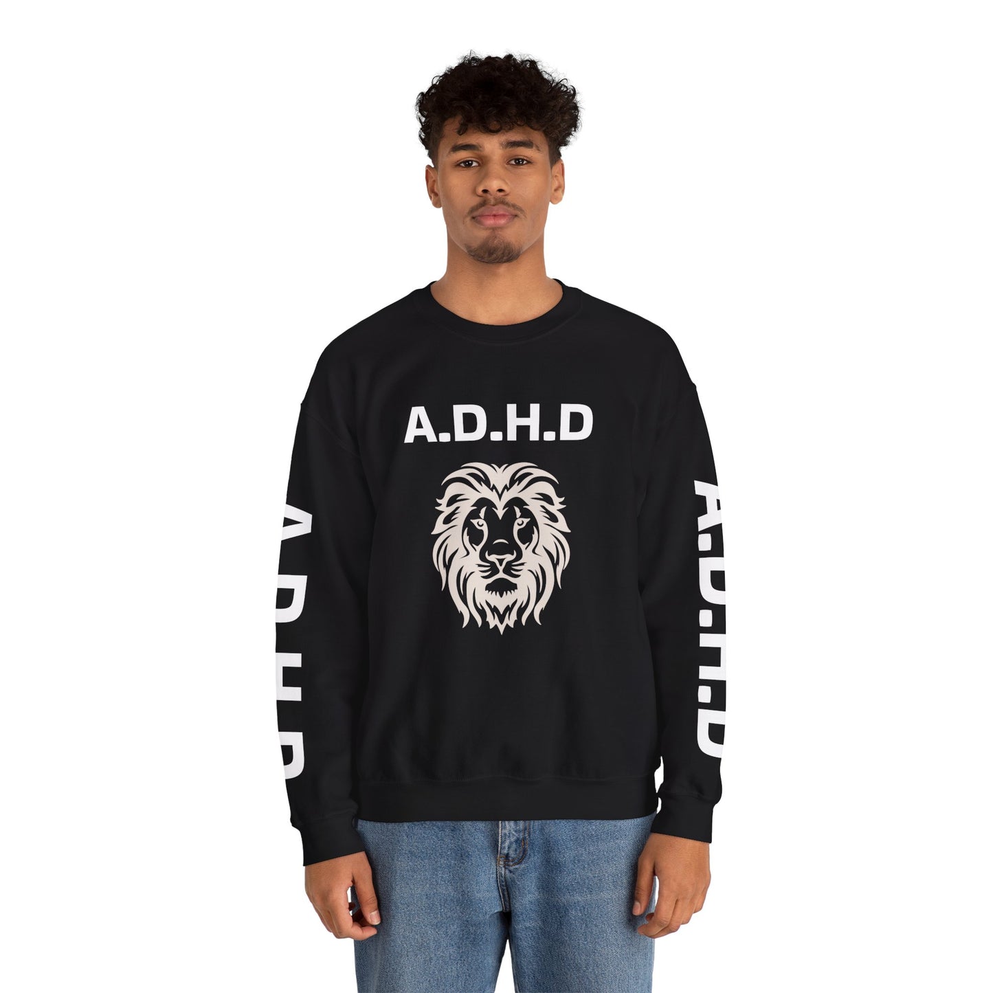 A.D.H.D Sweatshirt with ACRONYM on Back UNI-SEX