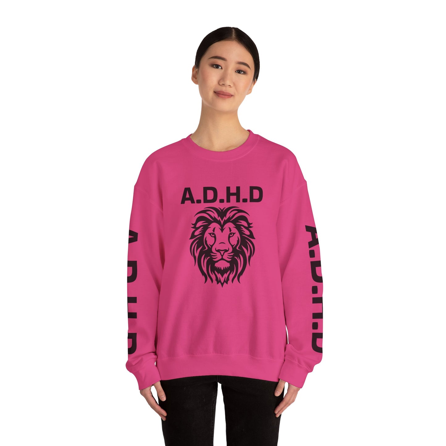 A.D.H.D Sweatshirt with Acronym On Back UNI-SEX
