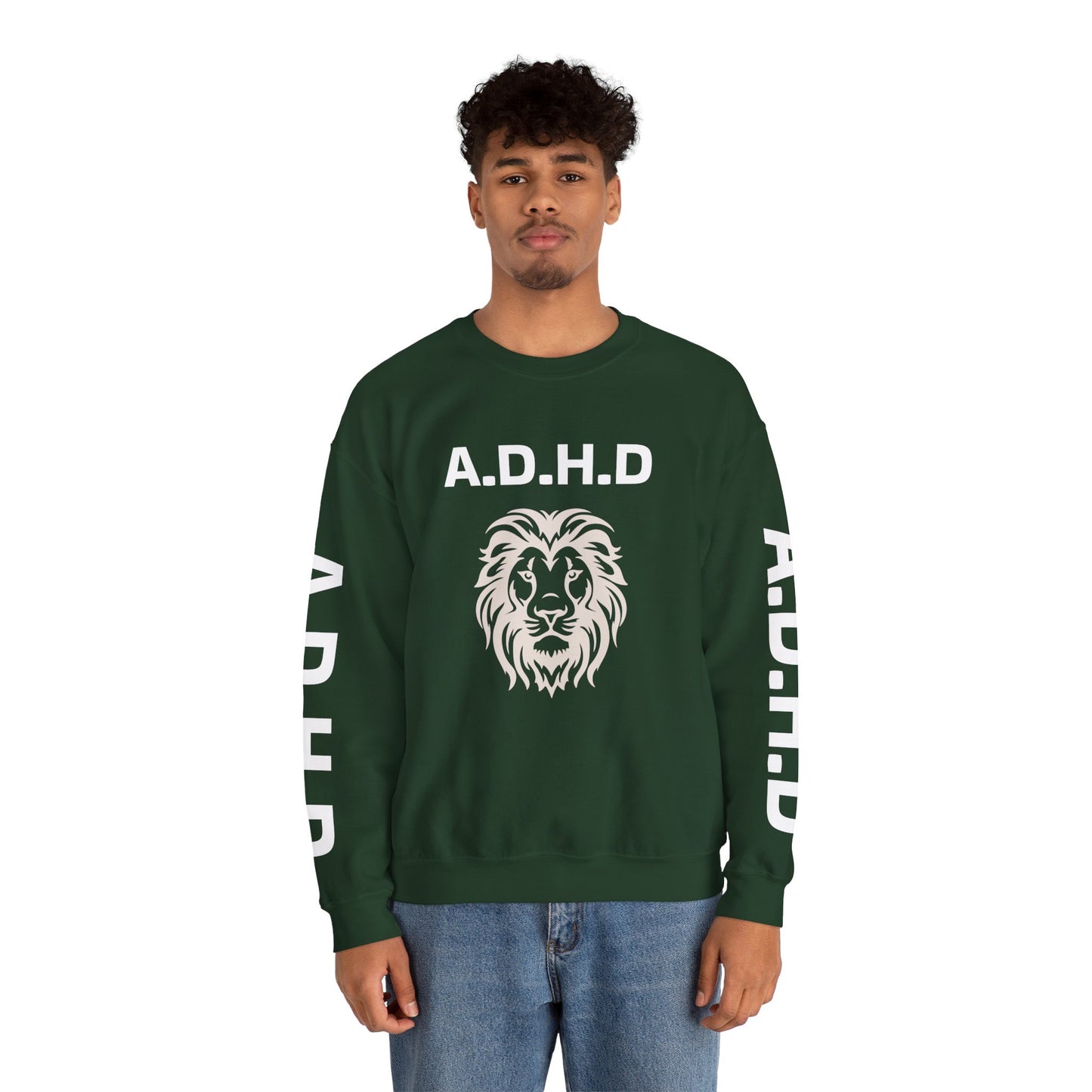 A.D.H.D Sweatshirt with ACRONYM on Back UNI-SEX