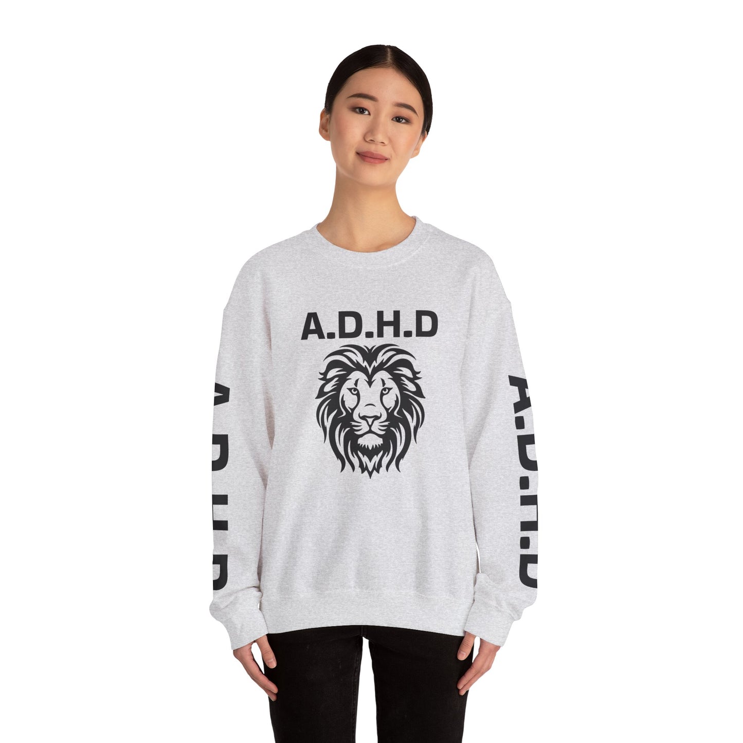 A.D.H.D Sweatshirt with Acronym On Back UNI-SEX