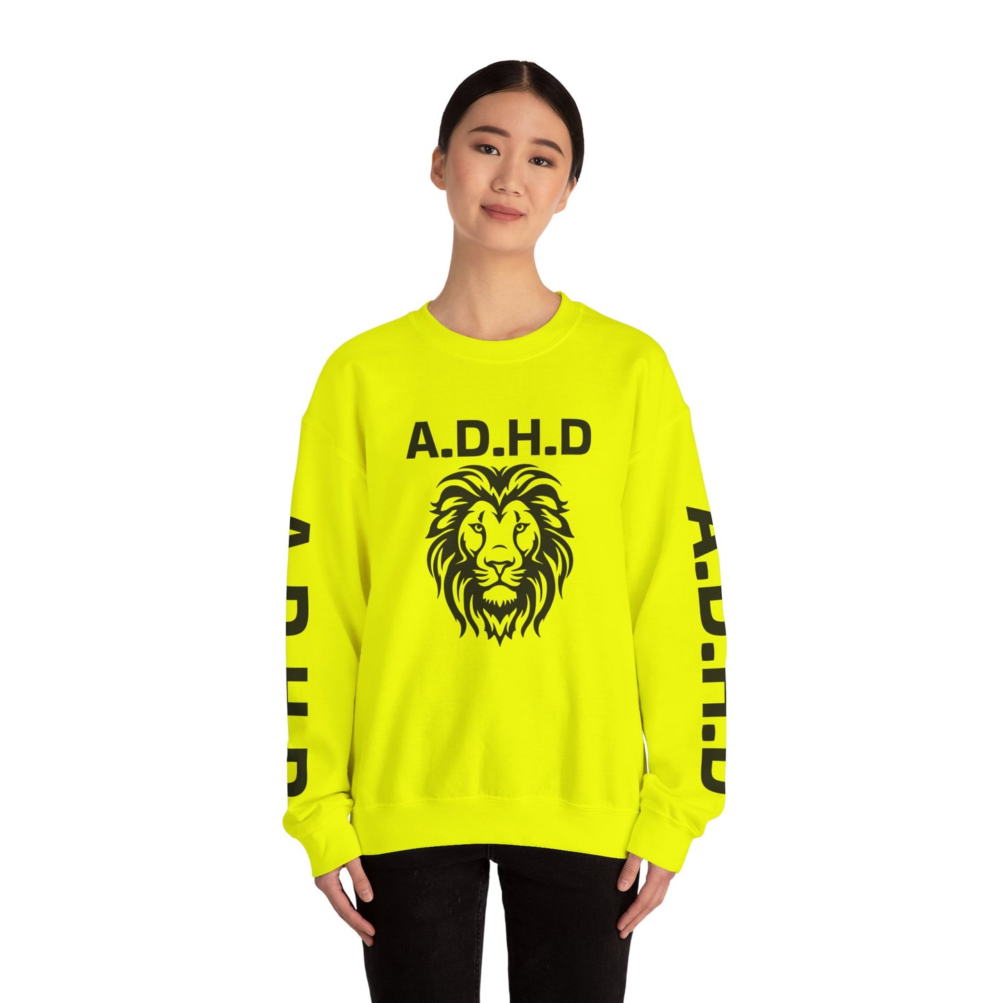 A.D.H.D Sweatshirt with Acronym On Back UNI-SEX