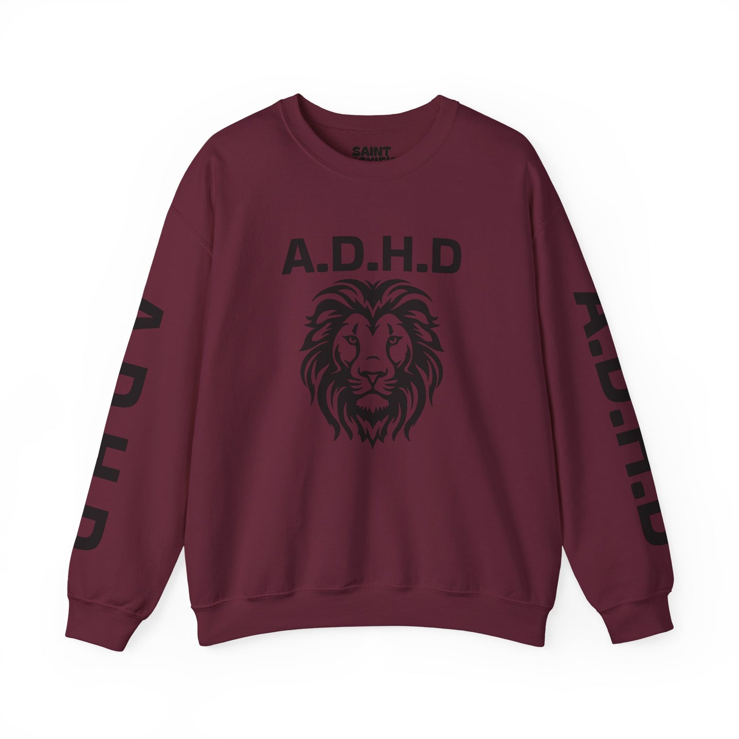 A.D.H.D Sweatshirt with Acronym On Back UNI-SEX