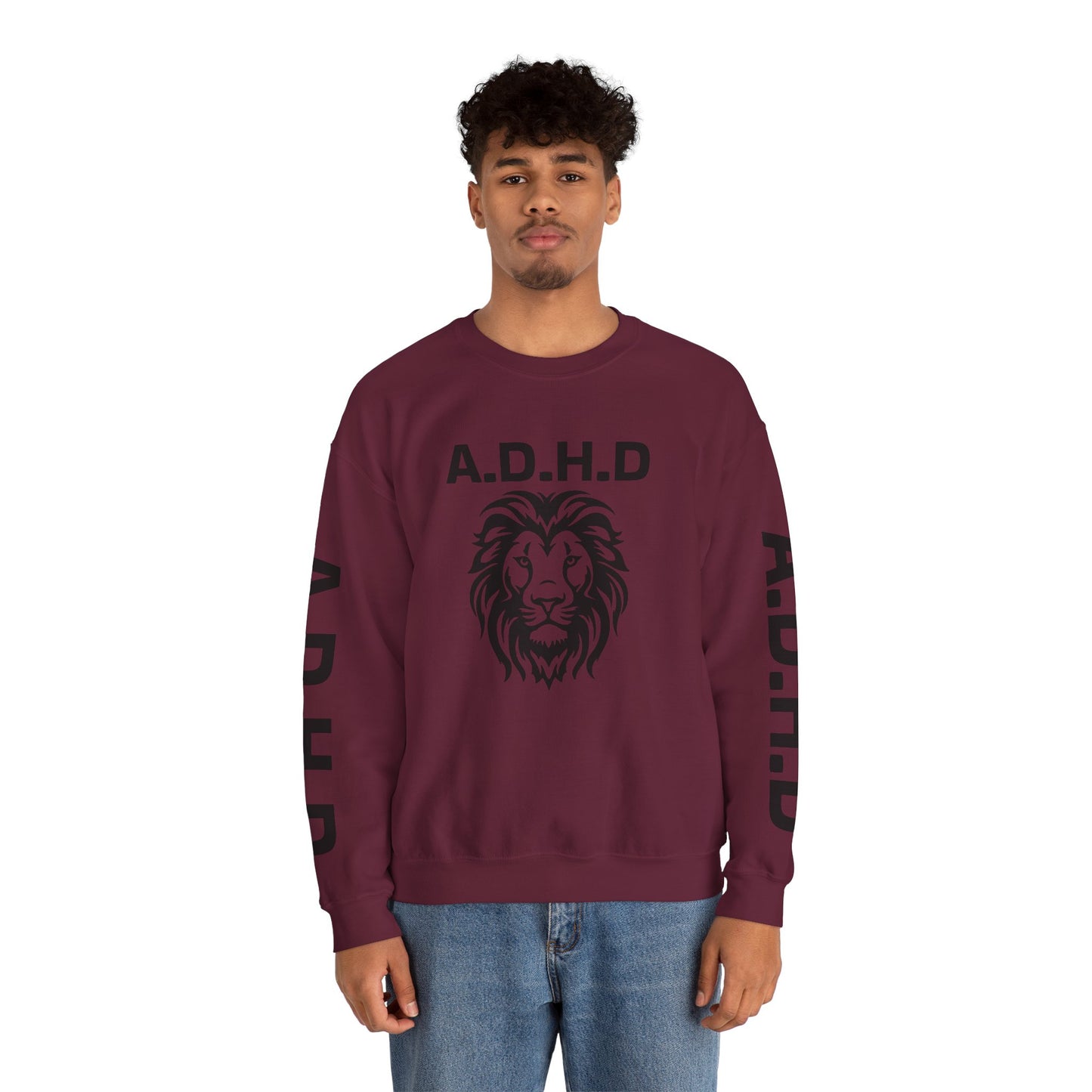 A.D.H.D Sweatshirt with Acronym On Back UNI-SEX