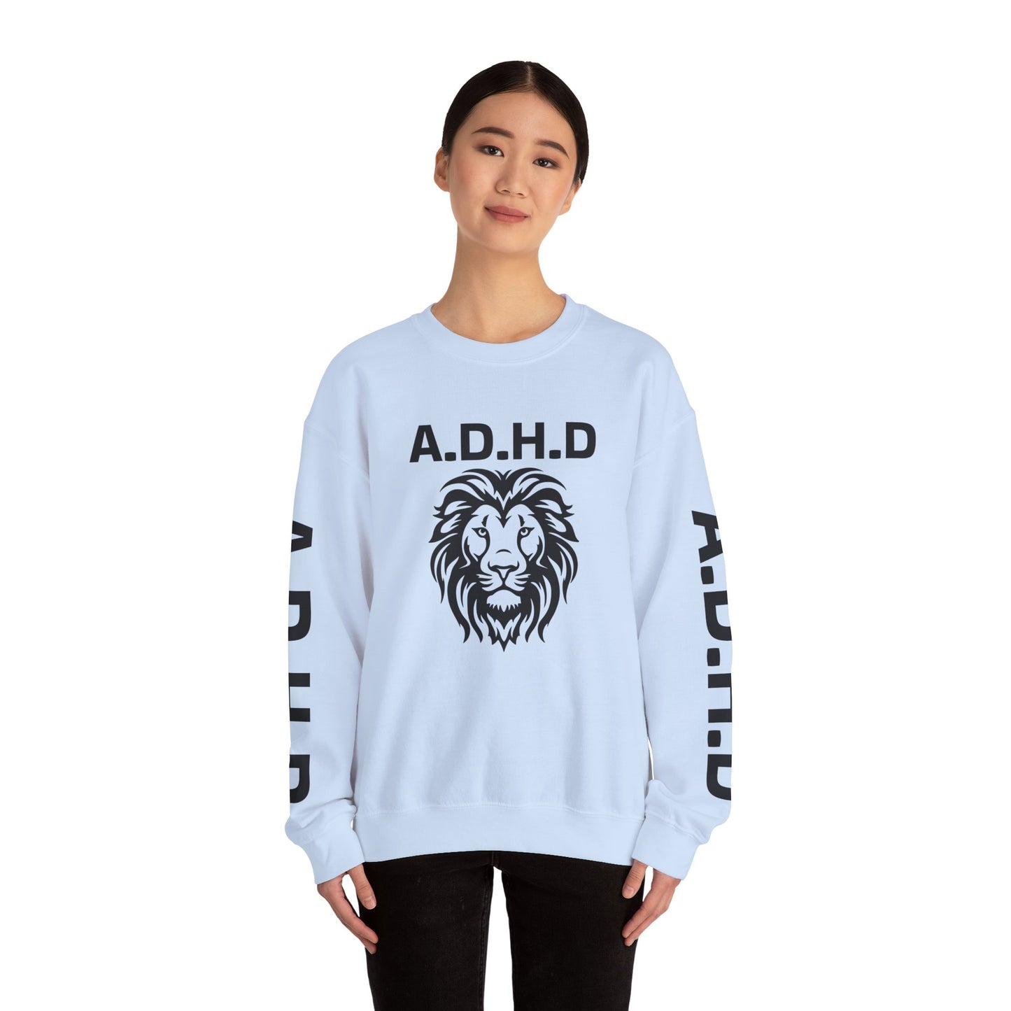 A.D.H.D Sweatshirt with Acronym On Back UNI-SEX