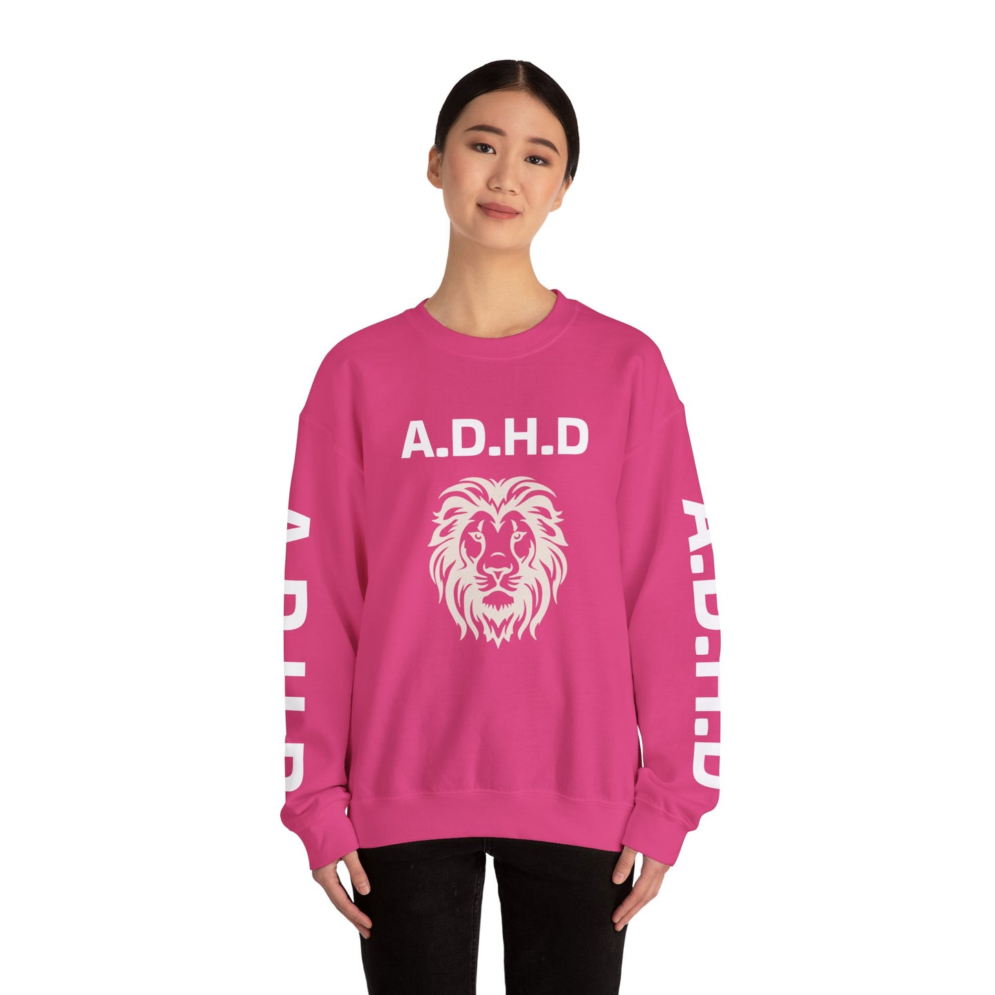 A.D.H.D Sweatshirt with ACRONYM on Back UNI-SEX