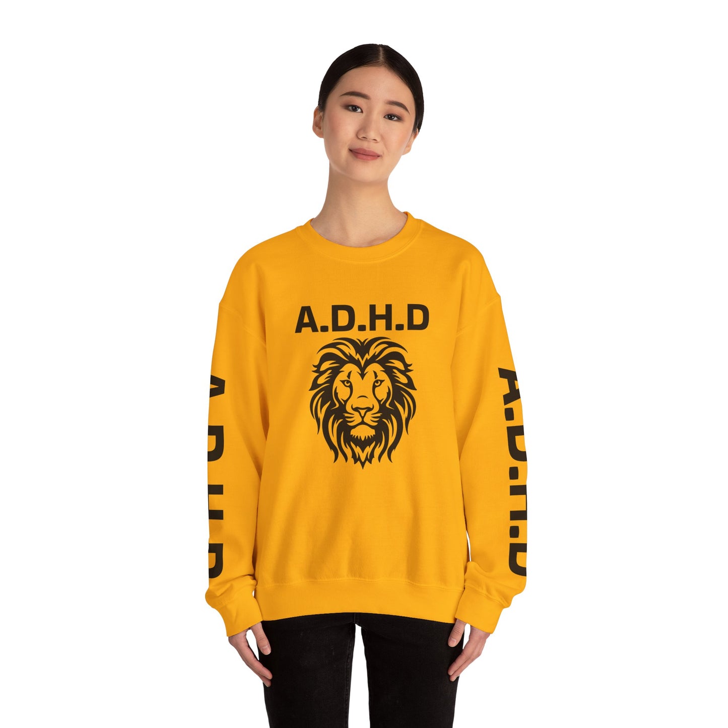 A.D.H.D Sweatshirt with Acronym On Back UNI-SEX