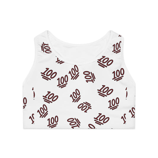 100 EMOJI BOMB Sports Bra WOMEN'S