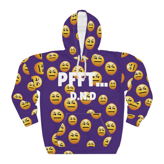 PURPLE PFFT... D.N.D Hoodie A.O.P UNI-SEX
