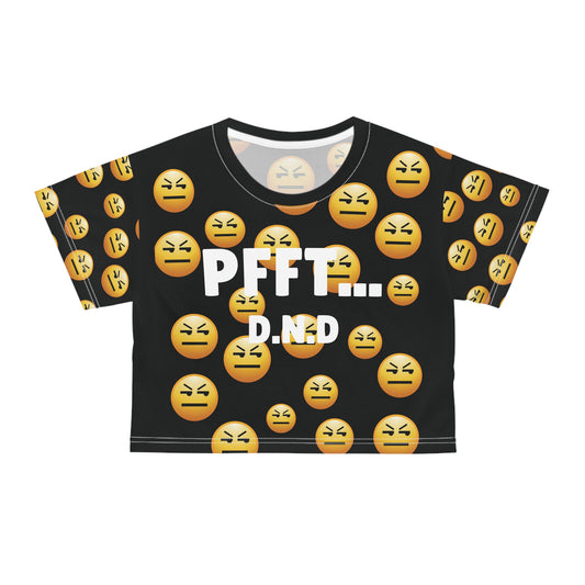 PFFT... D.N.D EMOJI BOMB Crop Tee WOMEN'S
