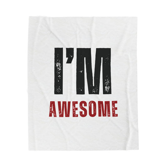 I'M AWESOME Comforter BLANKET'S